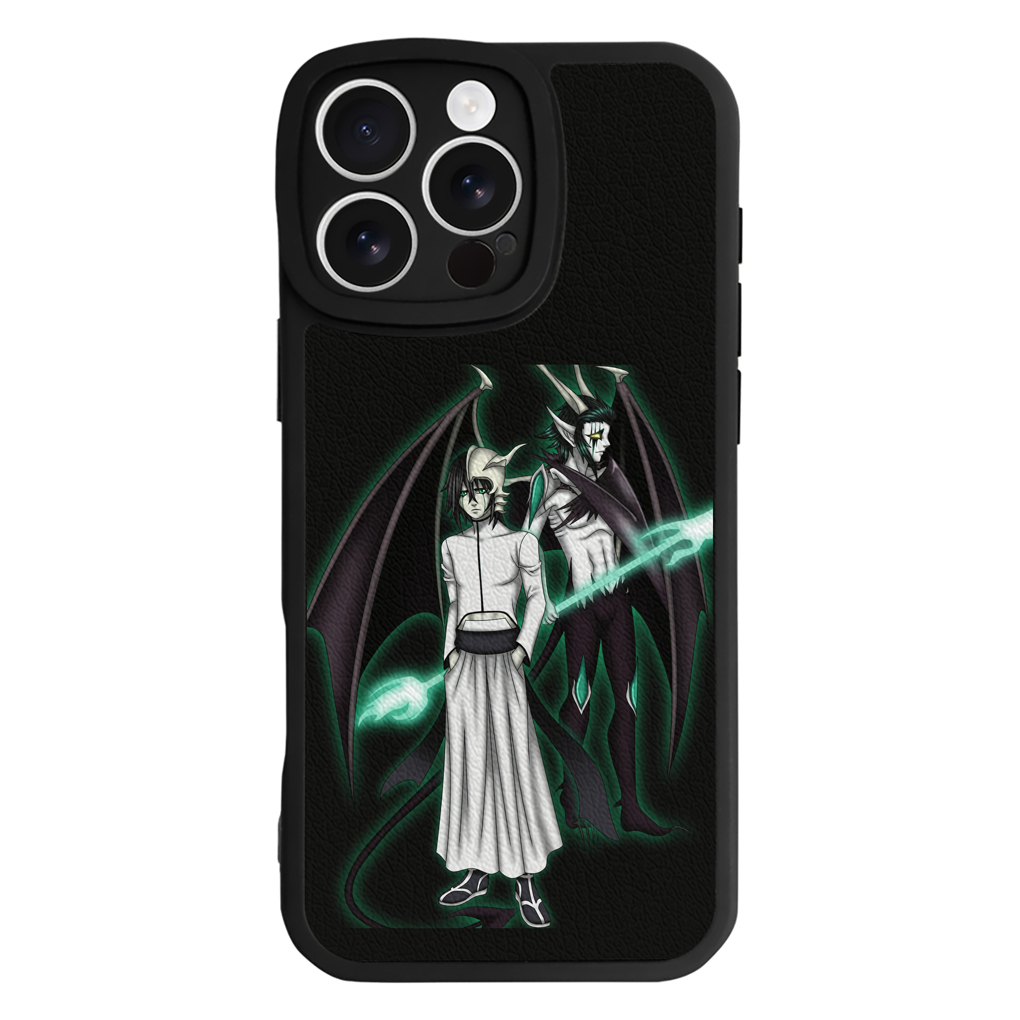 （画像用） ブリーチ ウルキオラ·シファー BLEACH Ulquiorra cifer 【iPhone 16シリーズ対応】シリコンスマホケース（レザー調） 材質：シリコン